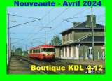 RU 2185 - Autorail Caravelle X 4364 en gare - ETAINHUS - Seine Maritime - SNCF