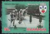 miniature Roumanie 2022 Oblitéré Used Patinoire et statue de Lajos Vákár Miercurea Ciuc Y&T RO 6836 SU