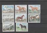 miniature Monaco - 1970 - N°831 au N°838 - Chevaux - MNH **