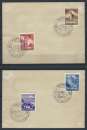 miniature Allemagne Empire - FDC 01/10/1941 des N° 730/33 - Annexion slovénie et Carinthie