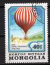 miniature MONGOLIE 1982  LES MONTGOLFIERES  OBLITERE