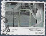 miniature FRANCE 1992 : yt 2781 Oblitéré/Used # Paul Delvaux (1897-1994), peintre belge