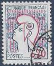 miniature FRANCE 1961 : yt 1282 Oblitéré/Used # Marianne de Cocteau. Type II