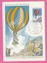 miniature France N° 45 PA -1971 -  Carte maximum - Ballons du siège de Paris 