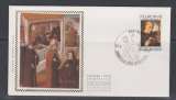 miniature Belgique FDC soie 1980 1972 Europa St-Benoît de Nursie