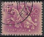 miniature PORTUGAL 1953 - YT776A - Sceau du roi Denis - oblitéré