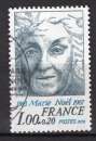 miniature FRANCE 1978  MARIE NOEL  POETE OBLITERE