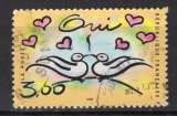 miniature FRANCE 1999  TIMBRE DE POUR MARIAGE OUI OBLITERE