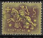 miniature PORTUGAL 1953 - YT785 - Sceau du roi Denis - oblitéré