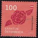 miniature Autriche 2022 Oblitéré Used Rose de Carinthie Kärnten SU