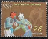 PORTUGAL 1996 - YT2108 - Jeux olympiques d'été d'Atlanta. Boxe - oblitéré