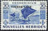 Nouvelles-Hébrides - 1953 - Y & T n° 28 Timbres-taxe - MH