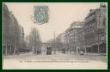 miniature CPA Paris (12) Avenue Daumesnil Le Pont du Chemin de Fer de ceinture voy 1905 TB TRAMWAY