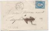 LT5929 n°22/Enveloppe, Oblitéré GC 3657 STE HERMINE(79), indice 5 pour Napoléon-Vendée(79)