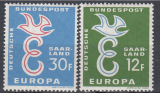 miniature Sarre (1958) - Europa ** MNH