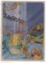 miniature cpm  Obélix et  Astérix, carte stéréo, par Gosciny-Uderzo