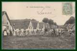 miniature CPA SAINT GERMAIN EN LAYE (78) Le Camp, animée militaires Fanfare voy. 1908 TB