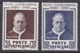 miniature Vatican 1958 272-73 ** Pape Pie XI Accords de Latran