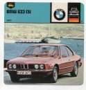 miniature FICHE AUTOMOBILE - BMW 633 CSI