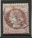 FRANCE      ANNEE 1872 YT N°51 OBLI 