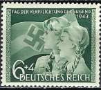 miniature Allemagne - 3è Reich - 1943 - Y & T n° 760 - MNH (légère trace sur gomme)