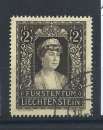 miniature Liechtenstein N°231 obl (FU) 1947 - Mort de la Princesse Elsa