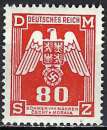 Bohême et Moravie - 1943 - Y & T n° 17 Timbres de service - MH