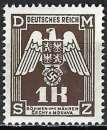 Bohême et Moravie - 1943 - Y & T n° 18 Timbres de service - MH