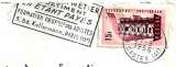 miniature Timbre Paris rue Castex du 27/9/56 sur timbre EUROPA 15 F  (_B19)