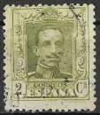 miniature ESPAGNE 1922 - YT 272 - Roi Alphonse XIII - oblitéré