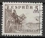 miniature ESPAGNE 1938 - YT 655 - Le Cid Campeador. Militaire espagnol - oblitéré