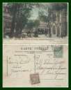 miniature CPA (06) NICE Aven. de la Gare Eglise N.D. voy Taxée N° 29 Bacqueville en Caux 1905 (voir) Tramway