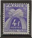 miniature FRANCE       TAXE  ANNEE 1943-46 YT N°74 NEUF**