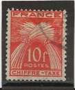miniature FRANCE       TAXE  ANNEE 1943-46 YT N°76 OBLI