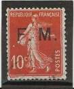miniature FRANCE     FM  ANNEE 1906-07 YT N°5 OBLI