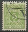 DANEMARK oblitéré N° 29  taxe