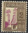 Guadeloupe - 1928 - Y & T n° 25 Timbres-taxe - MNH (gomme altérée)