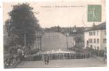 cpa  64 Ustaritz -- partie de pelote au fronton du Bourg 