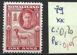 SOMALILAND 89 ** côte 0.20 €