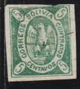 BOLIVIE 1867 - Y&T  N° 1