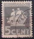 surinam ... n° 160  obliteré ... 1936