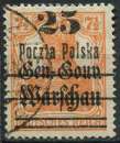 POLOGNE occupation allemande 1916 OBLITERE N° 12