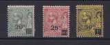 MONACO  Y/T  n° 51/53   neuf **   1922
