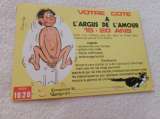 ILLUSTRATION HUMORISTIQUE ET COQUINE ..SIGNEE ALEXANDRE 