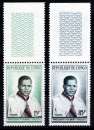 miniature Congo Brazzaville 1960 : n° 137/38** / Président Fulbert Youlou / TB