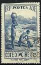 Côte d'Ivoire - 1936-38 - Y & T n° 127A - O. (dents coupées)