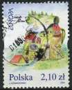 POLOGNE 2004 OBLITERE N° 3857 europa