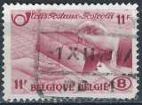 Belgique - 1948 - Y & T n° 302 Timbre pour Colis postaux - O. (pli coin supérieur droit)