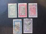 Madagascar y & t ,97,98,99,101,106,, obl 1908