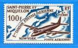 Réf-108 - SAINT PIERRE et MIQUELON PA N° 31 * * Dos Visible MNH * * - AVIATION